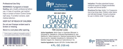 Pollen &amp;  Dander  Liquescence (Nspc0067 Pollen Dander Liquescence)